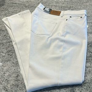 Ralph Lauren Jean Co White Jeans Sz14